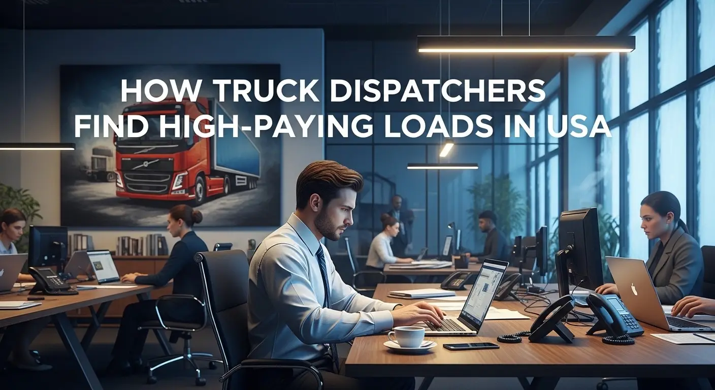 How Truck Dispatchers Find High Paying Loads in USA